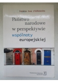 Państwo narodowe w perspektywie wspólnoty europejskiej