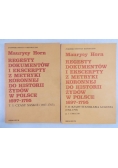 Regesty dokumentów i ekscerpty z metryki koronnej do historii Żydów w Polsce, 2 tomy