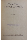 Gramatyka starosłowiańska, 1922 r.