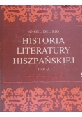 Historia literatury hiszpańskiej, Tom I