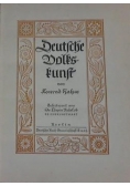 Deutsche Volkskunst, 1928 r.