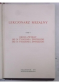Lekcjonarz mszalny, Tom V