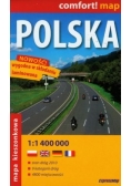 Polska mapa samochodowa 2016 1:1 000 000