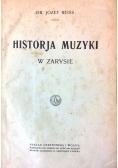 Historja muzyki, 1921 r.