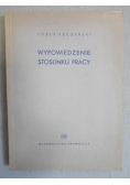 Wypowiedzenie stosunku pracy