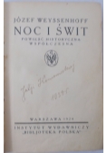 Noc i świt, 1924r.