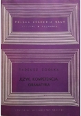 Język. Kompetencja. Gramatyka