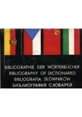 Bibliographie der Worterbucher Bibliography Of Dictionaries