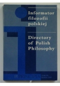 Informator filozofii polskiej
