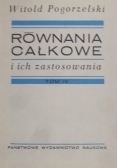 Równania całkowe, Tom IV