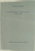 Wspomnienia i dokumenty 1877-1920
