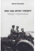 Rok 1920.Bitwy i Fronty ,Autograf