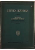 Sztuka i Krytyka : materiały do studiów i dyskusji z zakresu teorii i historii sztuki, krytyki artystycznej oraz badań nad sztuką