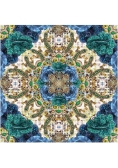 Karnet kwadrat z kopertą Blue Precious Rose