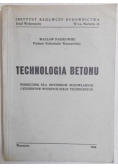 Technologia betonu, 1946 r.