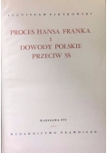 Proces Hansa Franka i dowody polskie przeciw SS