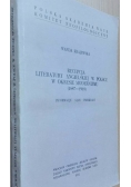 Recepcja literatury angielskiej w Polsce