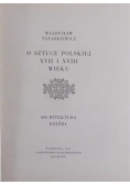 O sztuce polskiej XVII i XVIII wieku