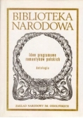 Idee programowe romantyków polskich