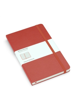 Notes L Moleskine Classic w kratkę czerwony