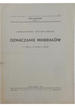 Oznaczenie minerałów