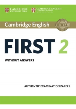 Cambridge English First 2 Student's Book without answers