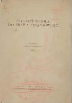 Wybrane źródła do prawa finansowego