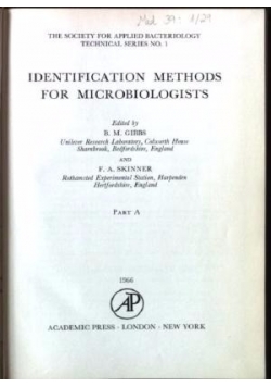 Identification methods for microbiologist