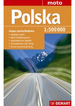 Polska mapa samochodowa 1:500 000