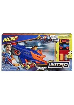 Nerf Nitro Longshot Smash Wyrzutnia + 2 samochodziki