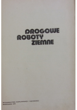 Progowe roboty ziemne