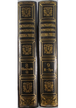 Encyklopedja powszechna Ultima Thule Tom IX i VIII, ok 1937 r.
