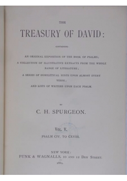 The Treasury of David, 1882 r.