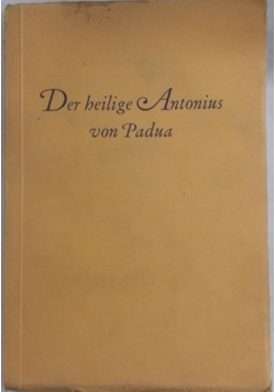 Der heilige Antonius von Padua, 1931 r.