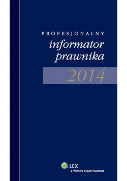 Profesjonalny informator prawnika 2014