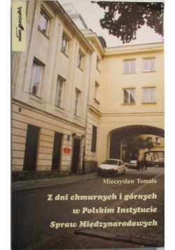 Z dni chmurnych i górnych w Polskim Instytucie Spraw Międzynarodowych