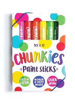 Farba w Kredce Chunkies Paint Sticks 12 kolorów