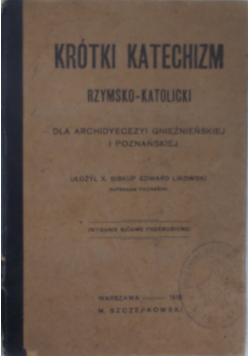 Krótki katechizm, 1916r.