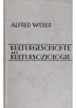 Kulturgeschichte als kultursoziologie, 1935 r.