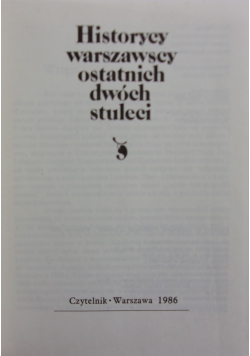 Historia Warszawy ostatnich dwóch stuleci
