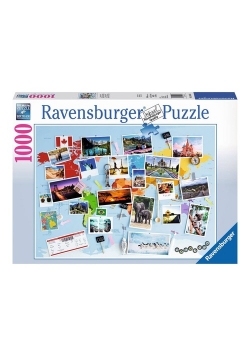 Puzzle 1000 Podróż dookoła świata