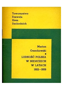 Ludność Polska w Niemczech w latach 1922-1939