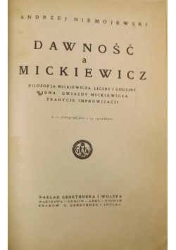 Dawność a Mickiewicz, 1920 r.