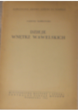 Dzieje wnętrz wawelskich