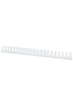 Plastikowe grzbiety do bindowania a4 50 kartek białe