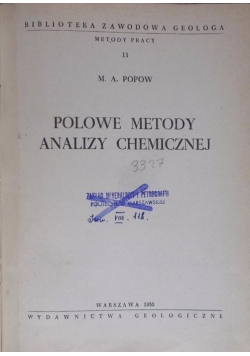 Polowe metody Analizy Chemicznej