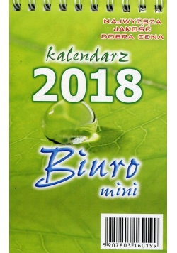 Kalendarz 2018 biurkowy stojący mini