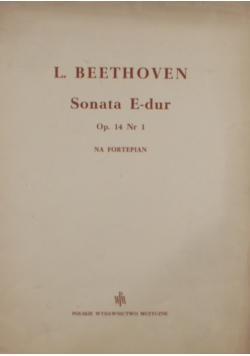 L. Beethoven Sonata E-dur