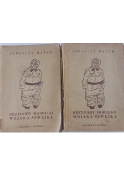 Przygody dobrego wojaka szwejka Tom I-II, III-V. 1949r.