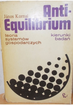 Anti- Equilibrium